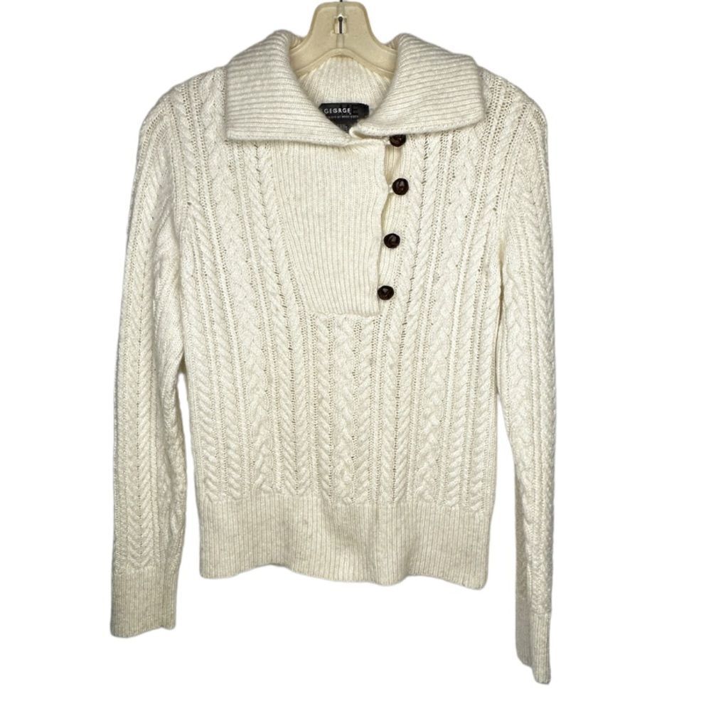 George Designs by Mark Eisen Lambswool Blend Sweater